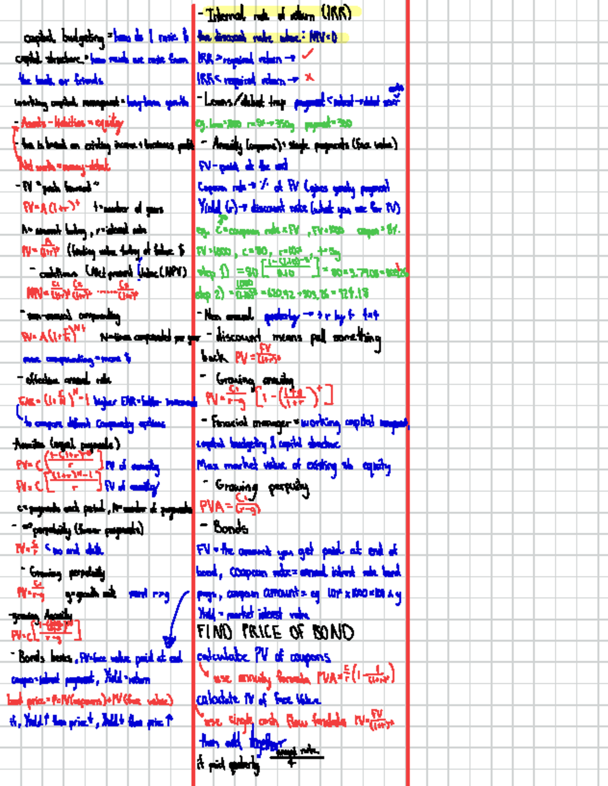 Capital Budgeting and Working Capital Management Notes - Studocu