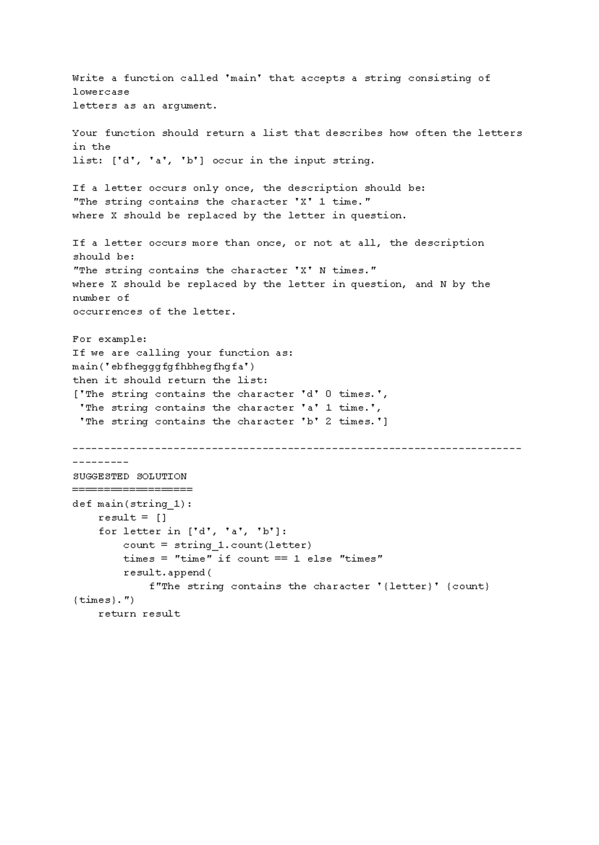 Python Function Solution for Week 3 Assignment - Studeersnel