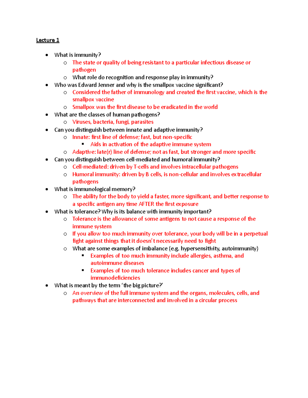 BMD 430 Final Exam Study Guide: Key Concepts in Immunology - Studocu