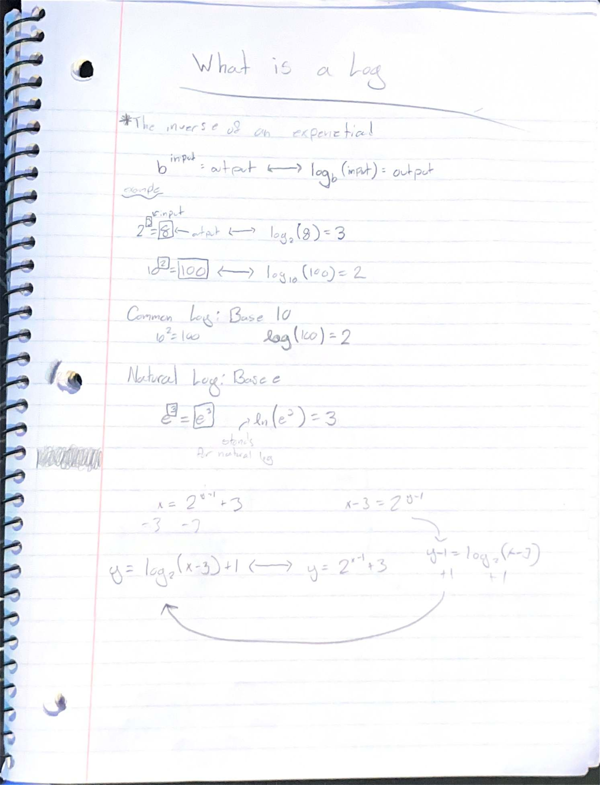 Logarithmic and Exponential Functions Overview - Studocu
