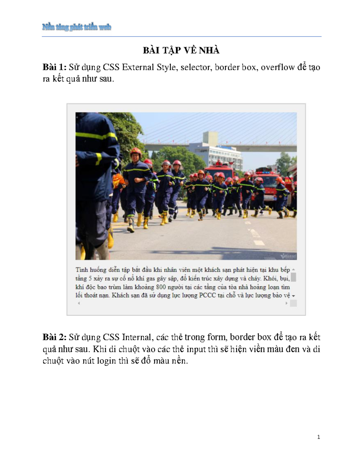 BÀI-TẬP-VỀ-NHÀ de2 - oooooooooooooooo - Bài Tập - 1 BÀI TẬP VỀ NHÀ Bài ...