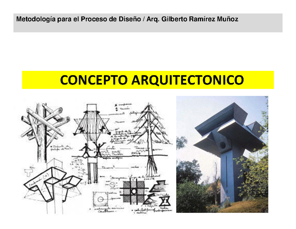 Metodología del Concepto Arquitectónico GRM: Diseño y Ejemplos - Document Preview