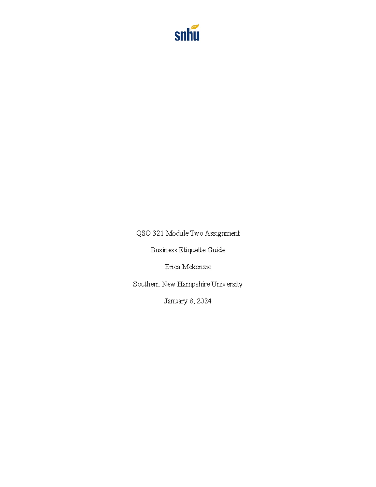 QSO 321 Module 4 Assignment: Streamlining Operations for NationaliTeas ...