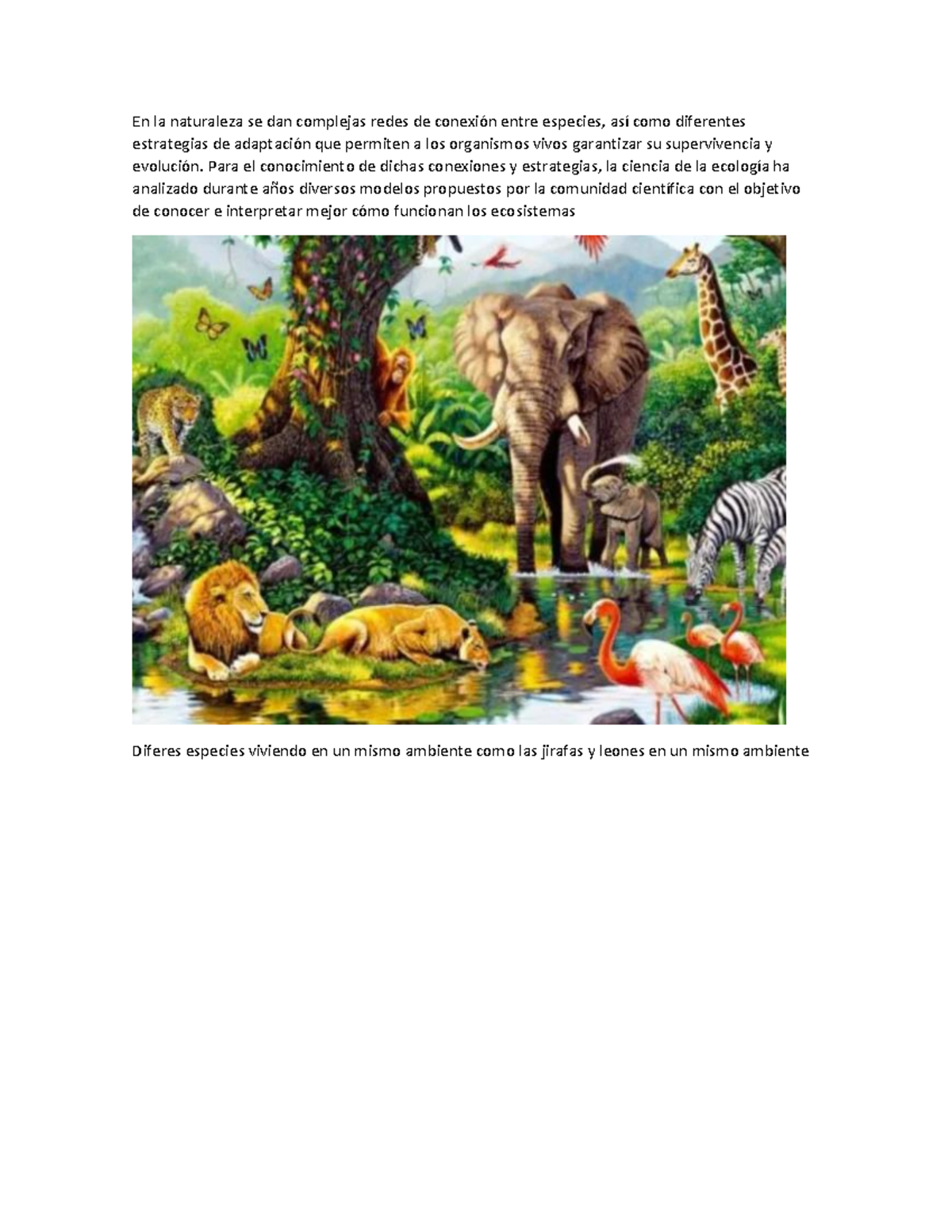 Conexiones y Estrategias Ecológicas en Redes de Especies - Studocu