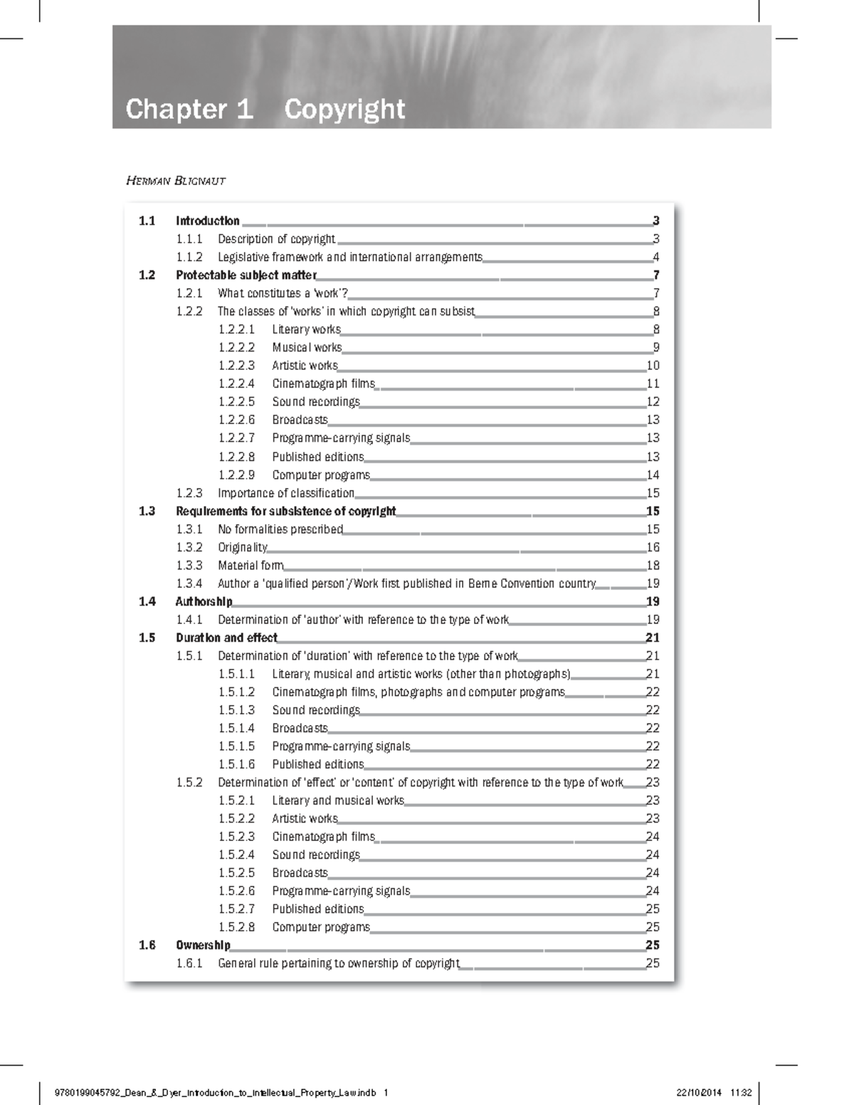 Chapter 1 Copyright Overview - Study Notes for IP Law - Studocu