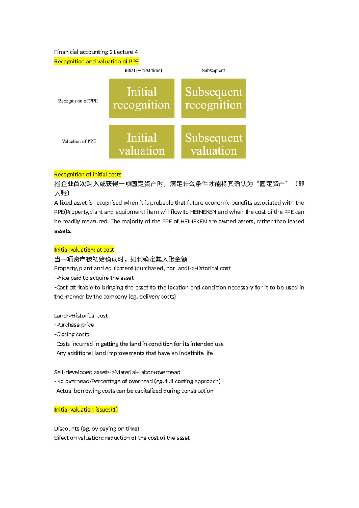 Financial Accounting 2: Tutorial 3 - Cost Analysis & Disposals - Studeersnel