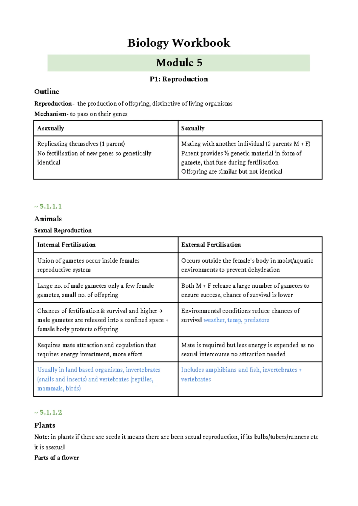 Biology Module 5: Heredity and Reproduction Mechanisms Explained - Studocu