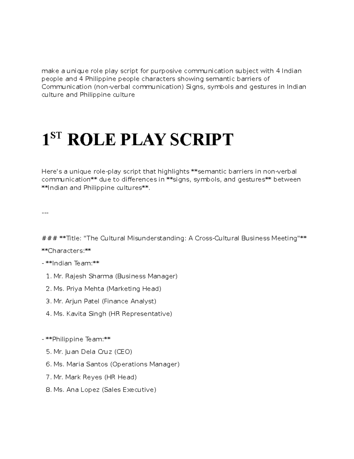 "IND-PH Role Play Script: Exploring Semantic Barriers in Communication ...