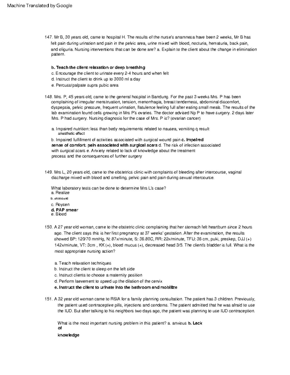 Nursing Practice Materials: Unit 31 - Client Care Interventions - Studocu