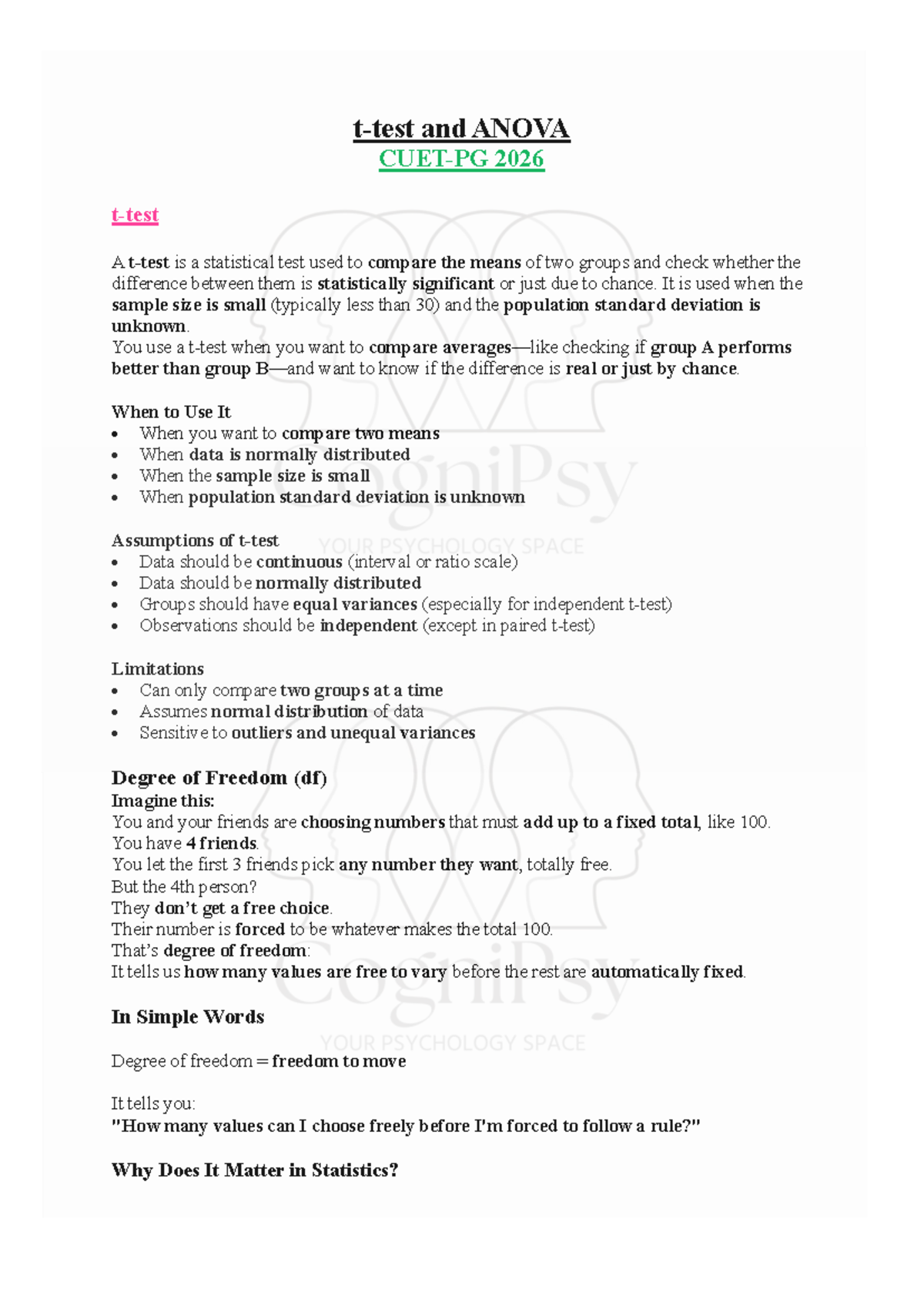 ANOVA 2026 A: Understanding Statistical Tests for Group Comparisons ...