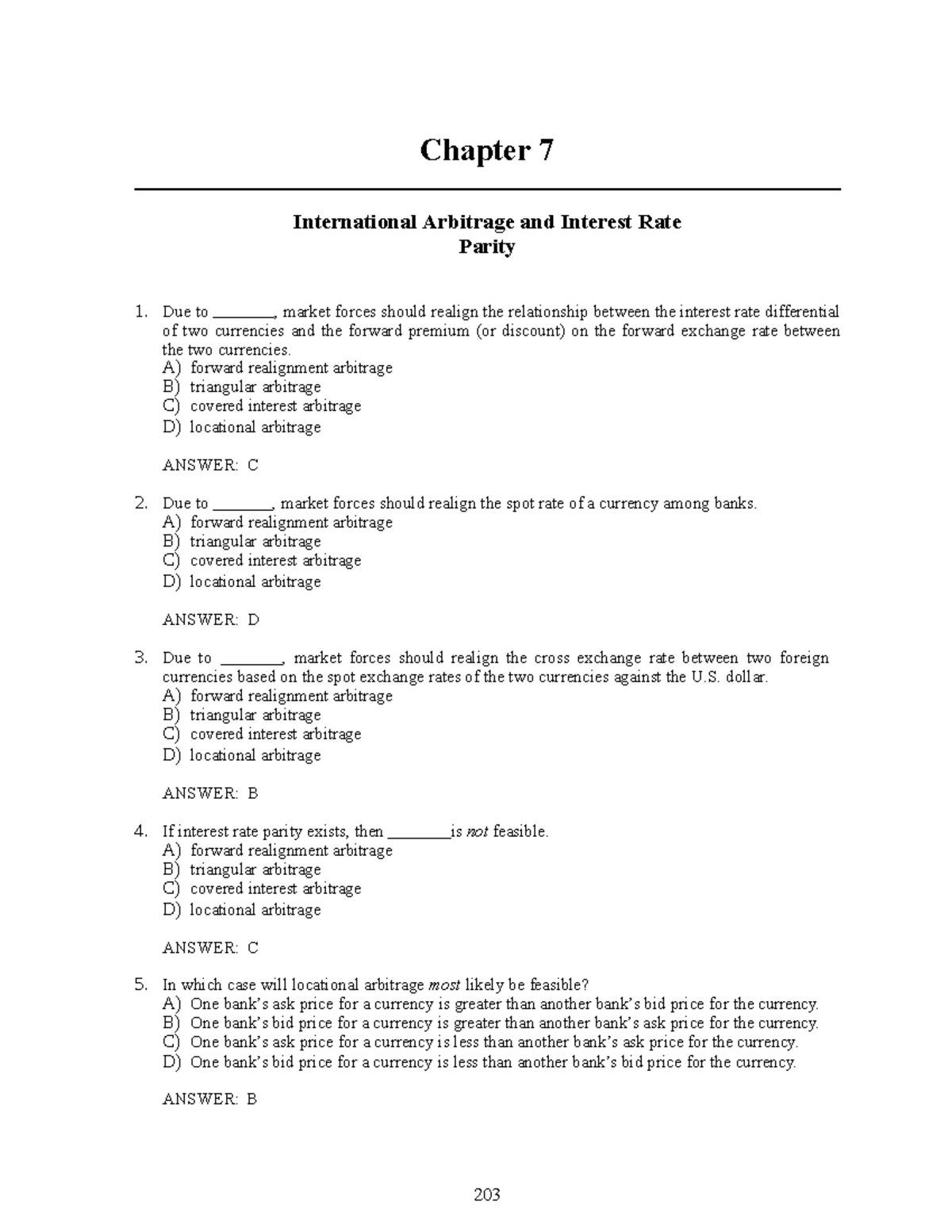 Madura IFM10e IM Ch07 - Answers to End of Chapter 7 Questions 1 ...