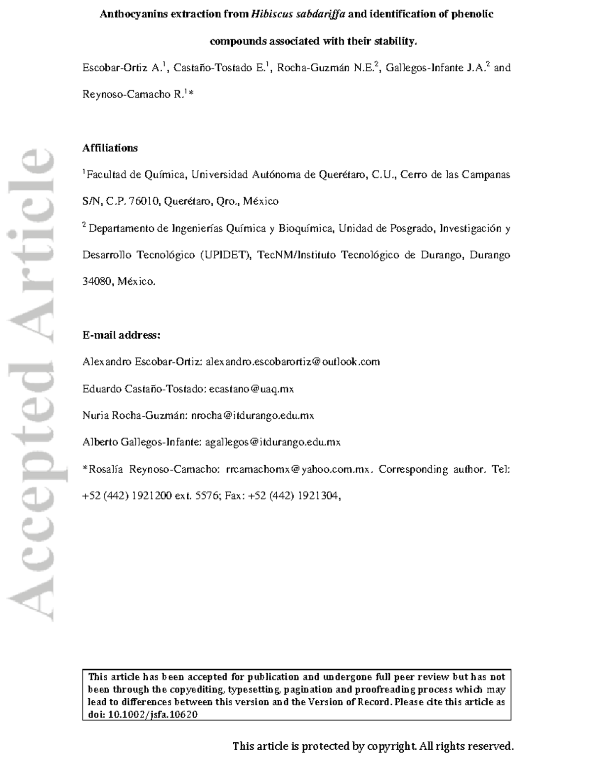 HHH - This article has been accepted for publication and been through ...