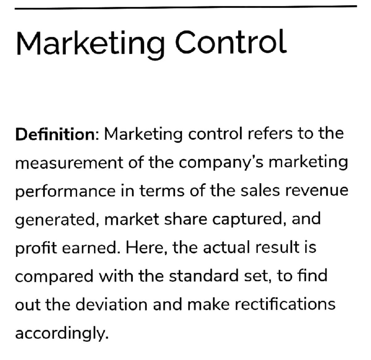 Marketing Control Strategies and Techniques: A Comprehensive Overview ...
