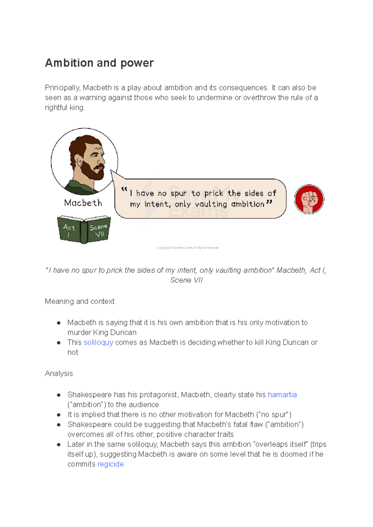 Macbeth (ENG 101): Ambition, Guilt, and the Supernatural in Shakespeare ...