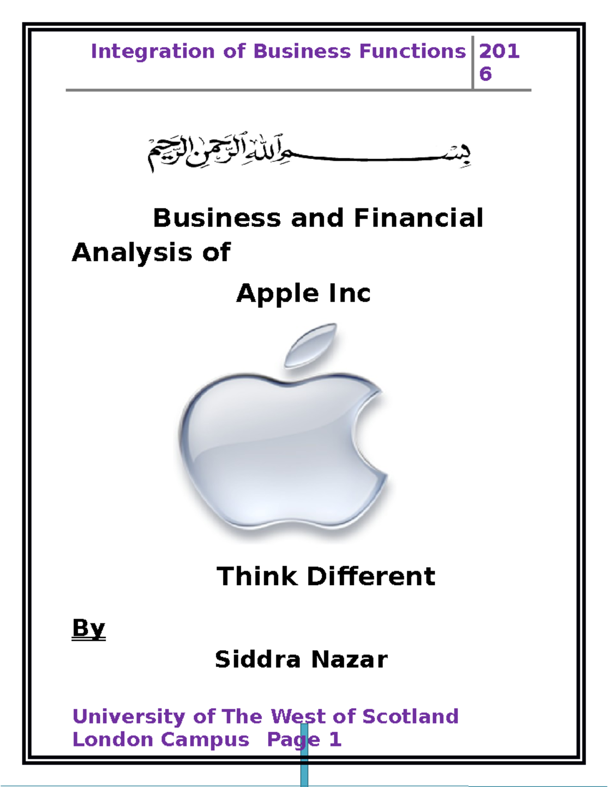 Business Functions and Leadership Evolution in Apple Inc (IBF 2016 ...