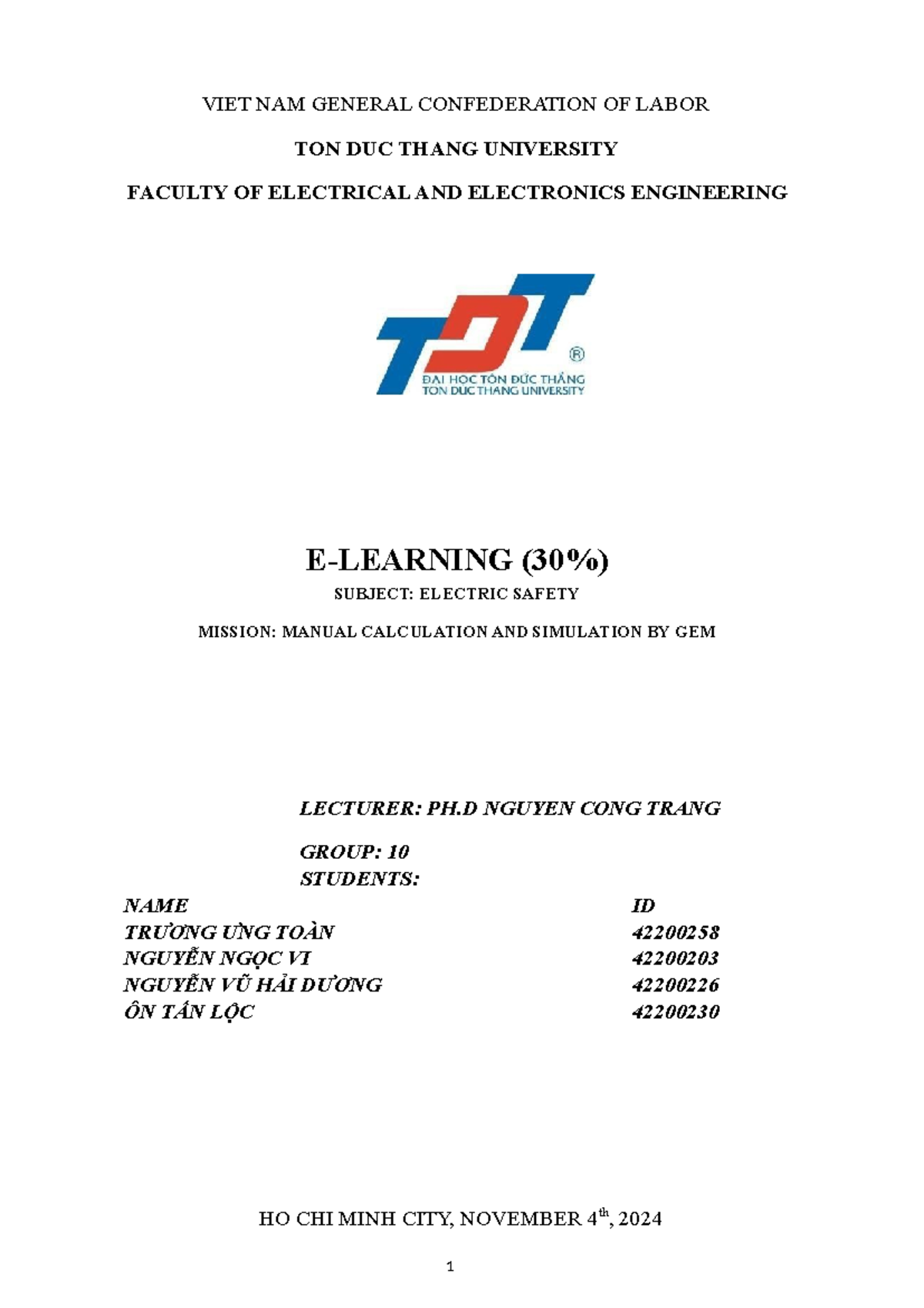 Grounding and Lightning Protection System Design for EE 1600 kVA - Studocu