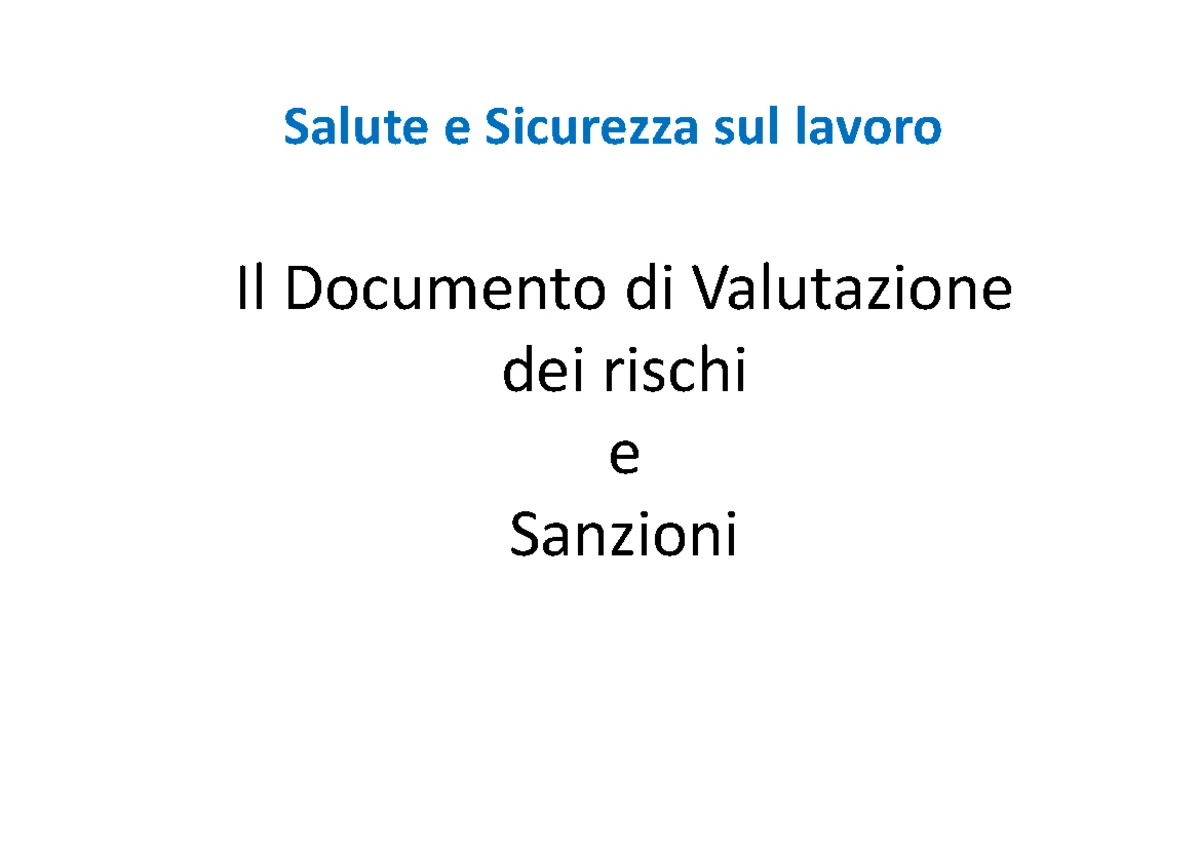 quiz sicurezza sul lavoro risposte