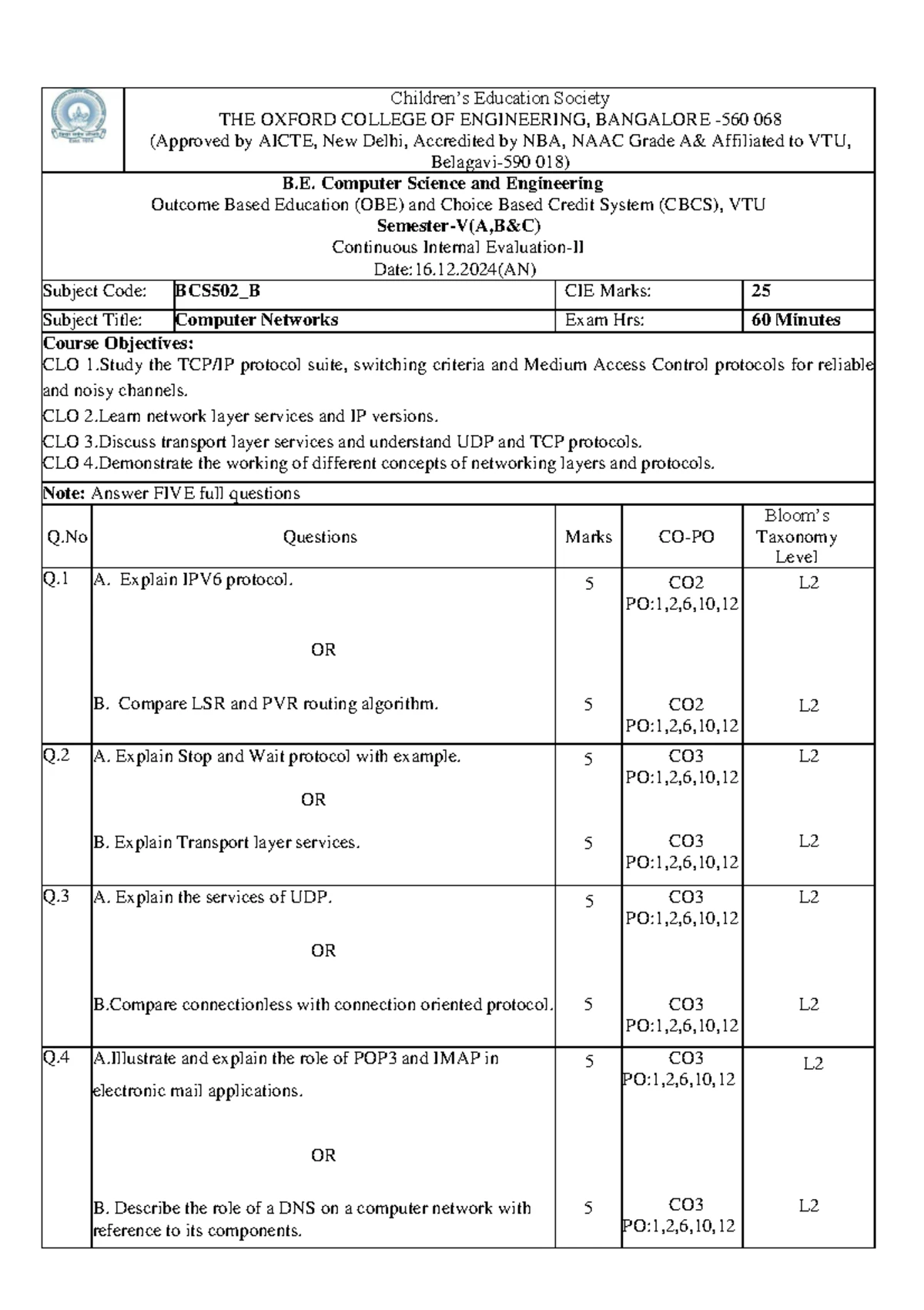 Considerations for a Reliable Network: Key Factors and Protocols - Studocu