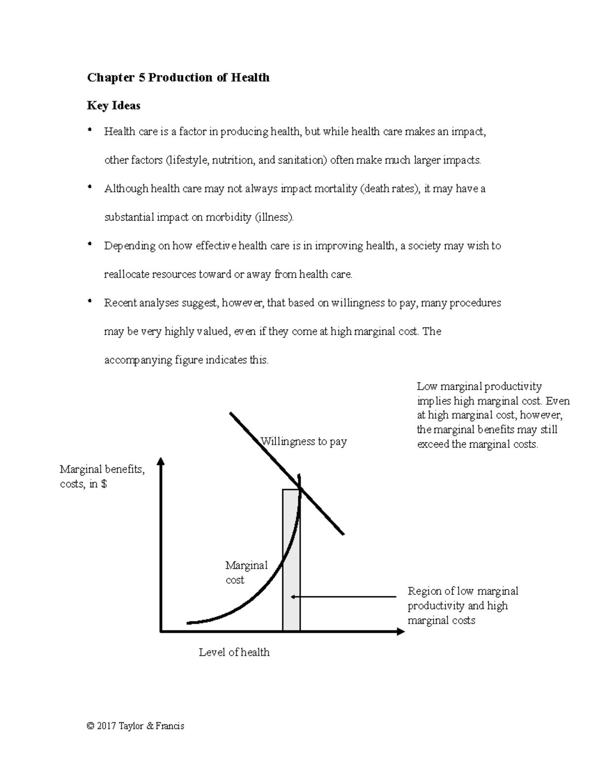 Chapter 5 Quiz Answers - Chapter 5 Production of Health Key Ideas ...