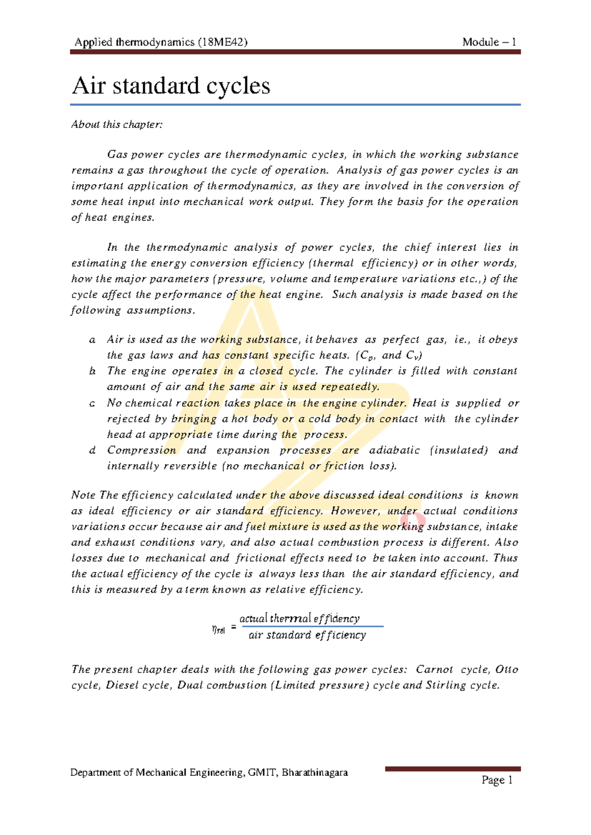 ATD Mod1@Az Documents - Notes - Page 1 Department of Mechanical ...