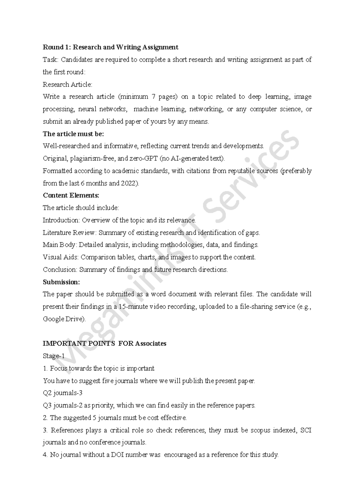 CS101: Round 1 Research & Writing Assignment on Deep Learning Trends ...