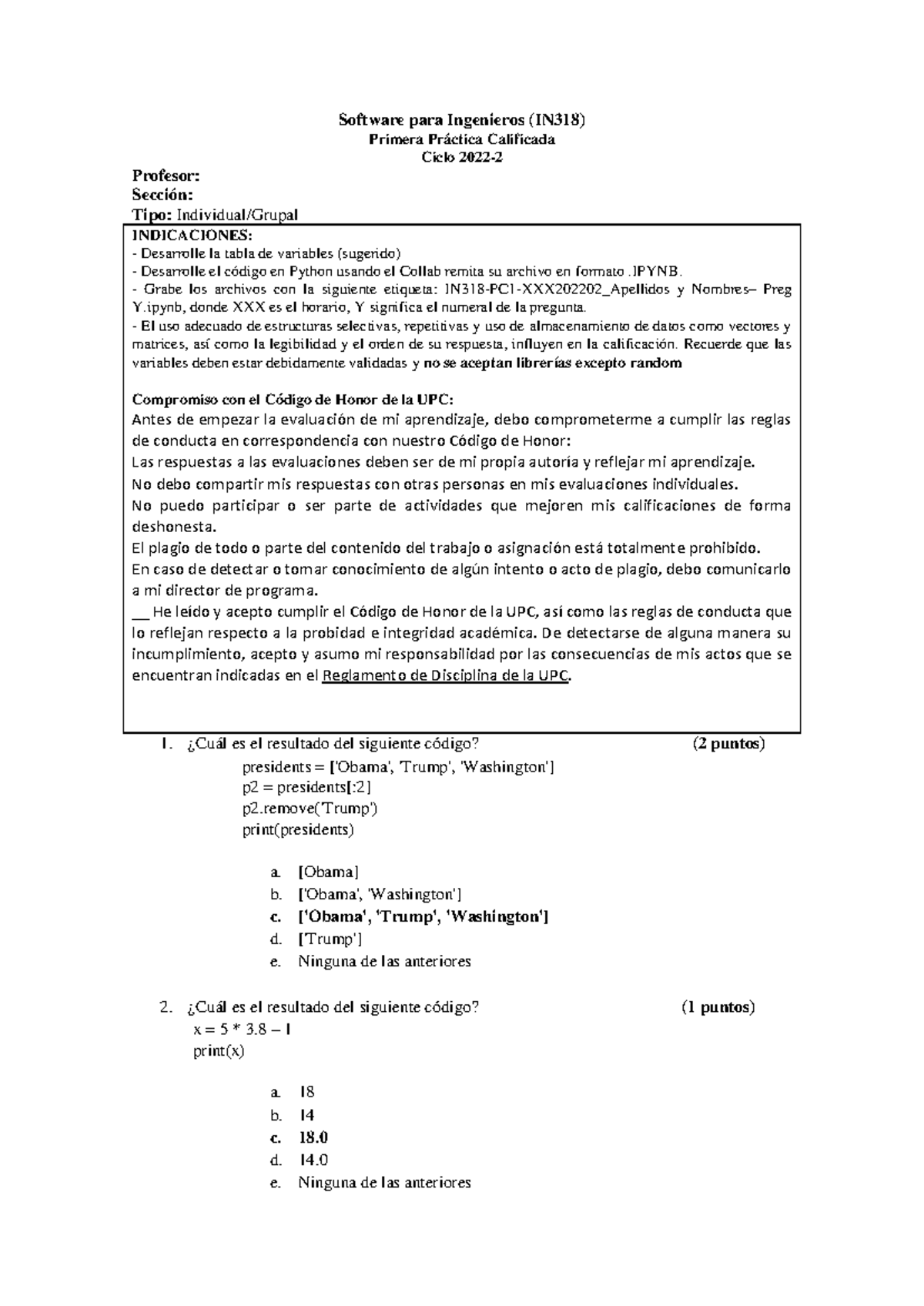 IN318 - PC1 Software para Ingenieros: Ejercicios y Prácticas en Python ...
