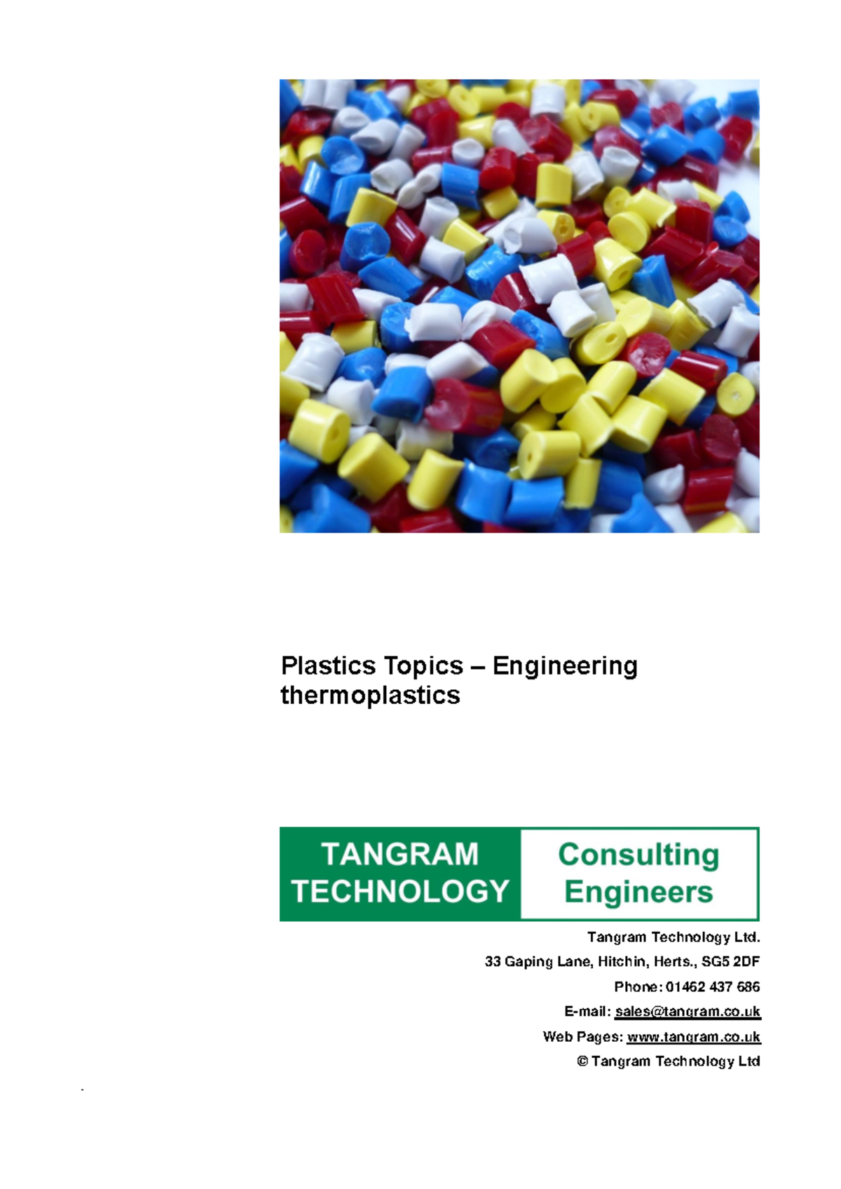 Plastics Topics: Engineering Thermoplastics Overview and Applications ...