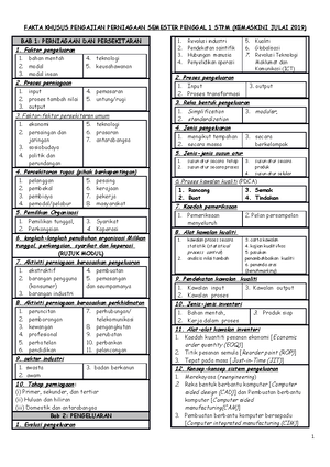 NOTA PP SEM 1 - notaa - BAB 1 : PERNIAGAAN DAN PERSEKITARAN 1 .1 ...
