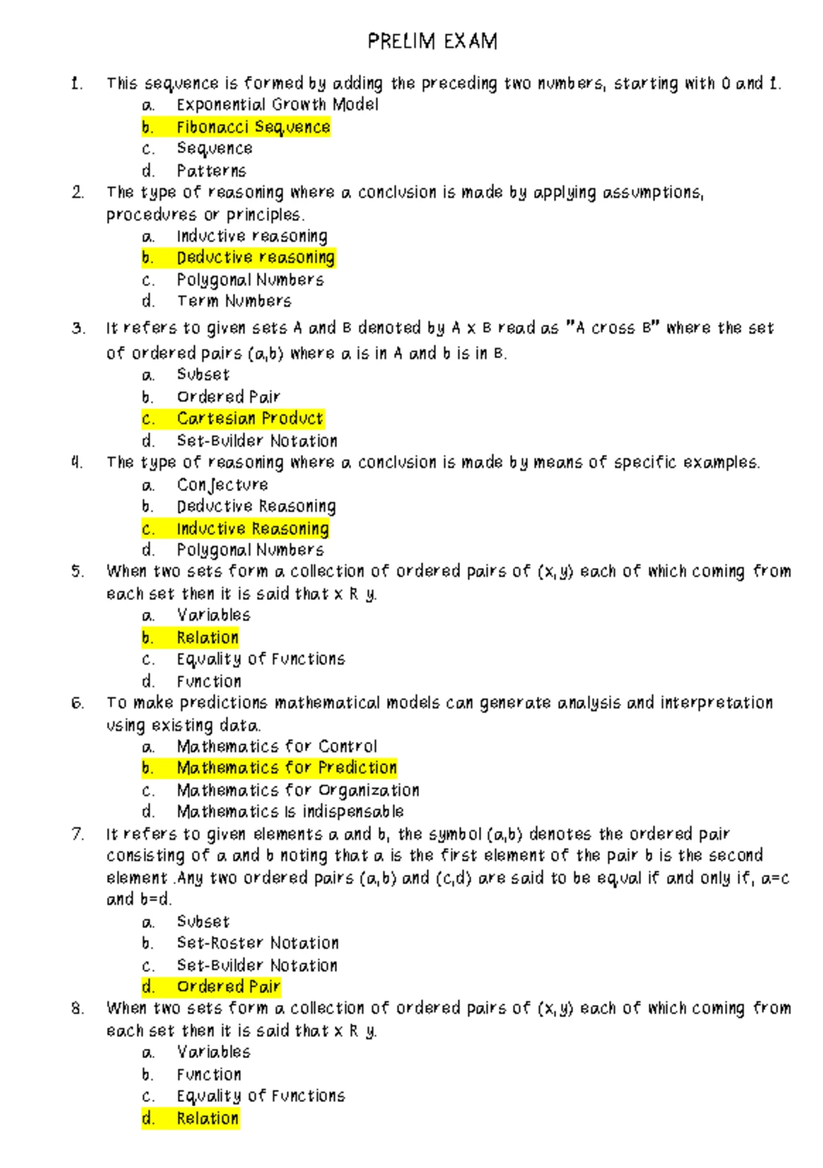 MMW - Module 3 - Lecture in mmw - SECTION I. THE NATURE OF MATHEMATICS ...