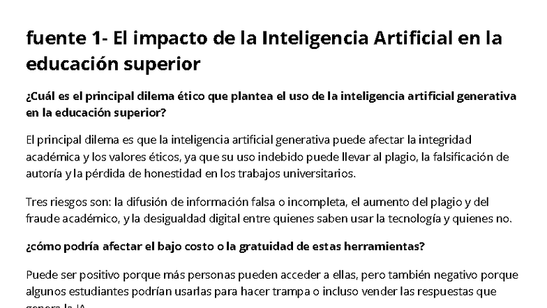 Feuntes - utut - fuente 1- El impacto de la Inteligencia Artificial en ...