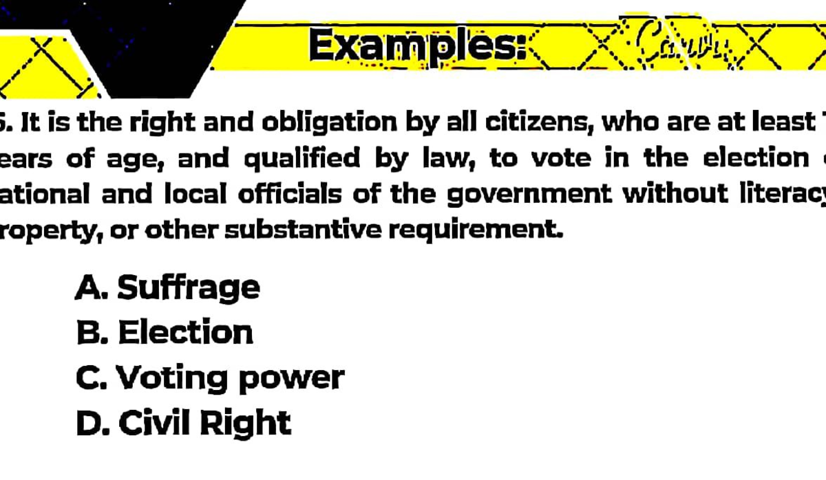 ACC872 41 - Overview of Voting Rights and Suffrage Concepts - Studocu