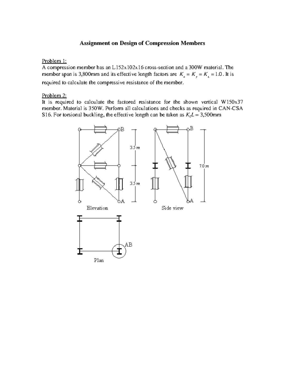 5a Design of Compression Members-Q-2025 - Assignment on Design of ...
