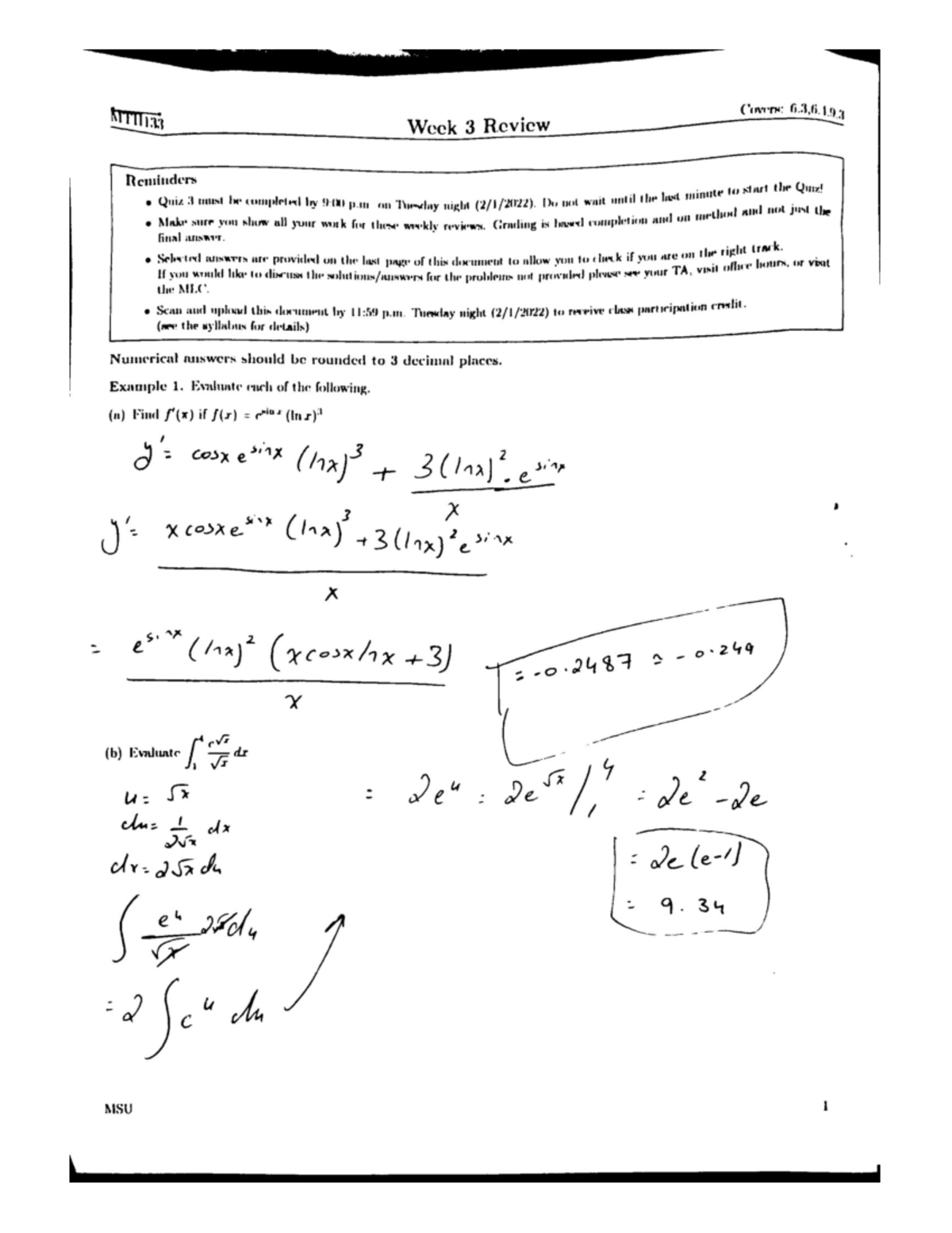 Week 3 Study Review Notes for Course Success - Studocu