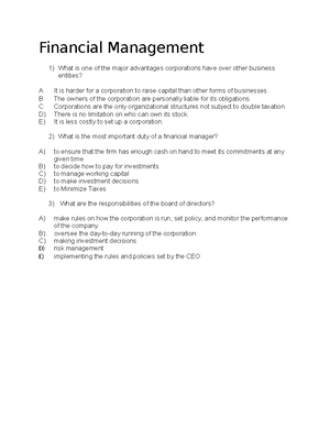Financial Case Study real - Financial Management – Case Study ...