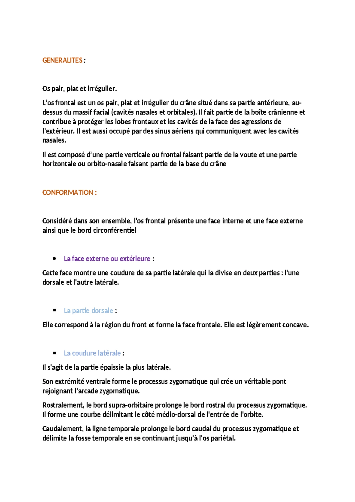 Anatomie et Pathologie du Cubitus et Radius - Cours Avant-bras - Studocu