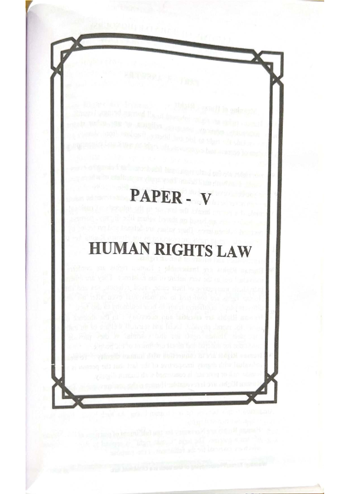 Human Rights Law LLB (3YDC) II Sem: Comprehensive Study Guide - Studocu