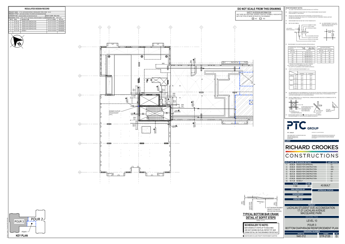 STR-2126 [G] - Level 10 Bottom Diaphragm Reinforcement Plan - Studocu
