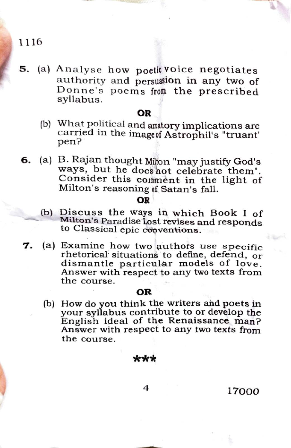 Analysis of Poetic Voice & Rhetorical Situations - ENG 101 Final Exam ...