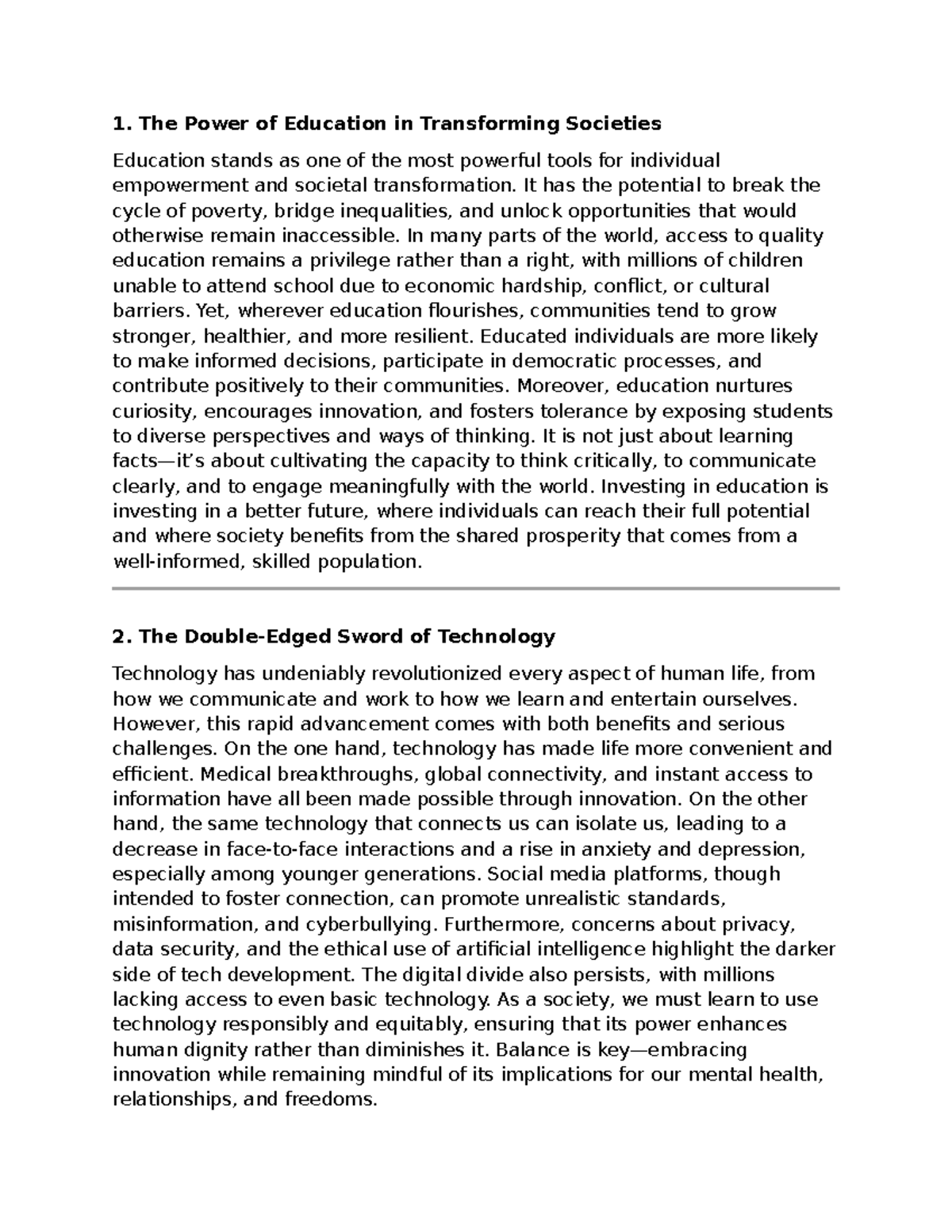 13 - uowprqwhnsuadnjakdabsjbal. - The Power of Education in ...