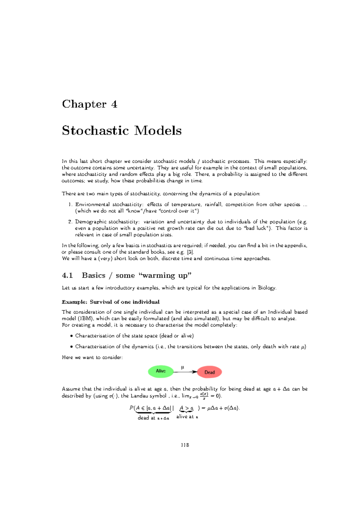 Mathematical Models: Chapter 4 - Stochastic Processes and Applications ...