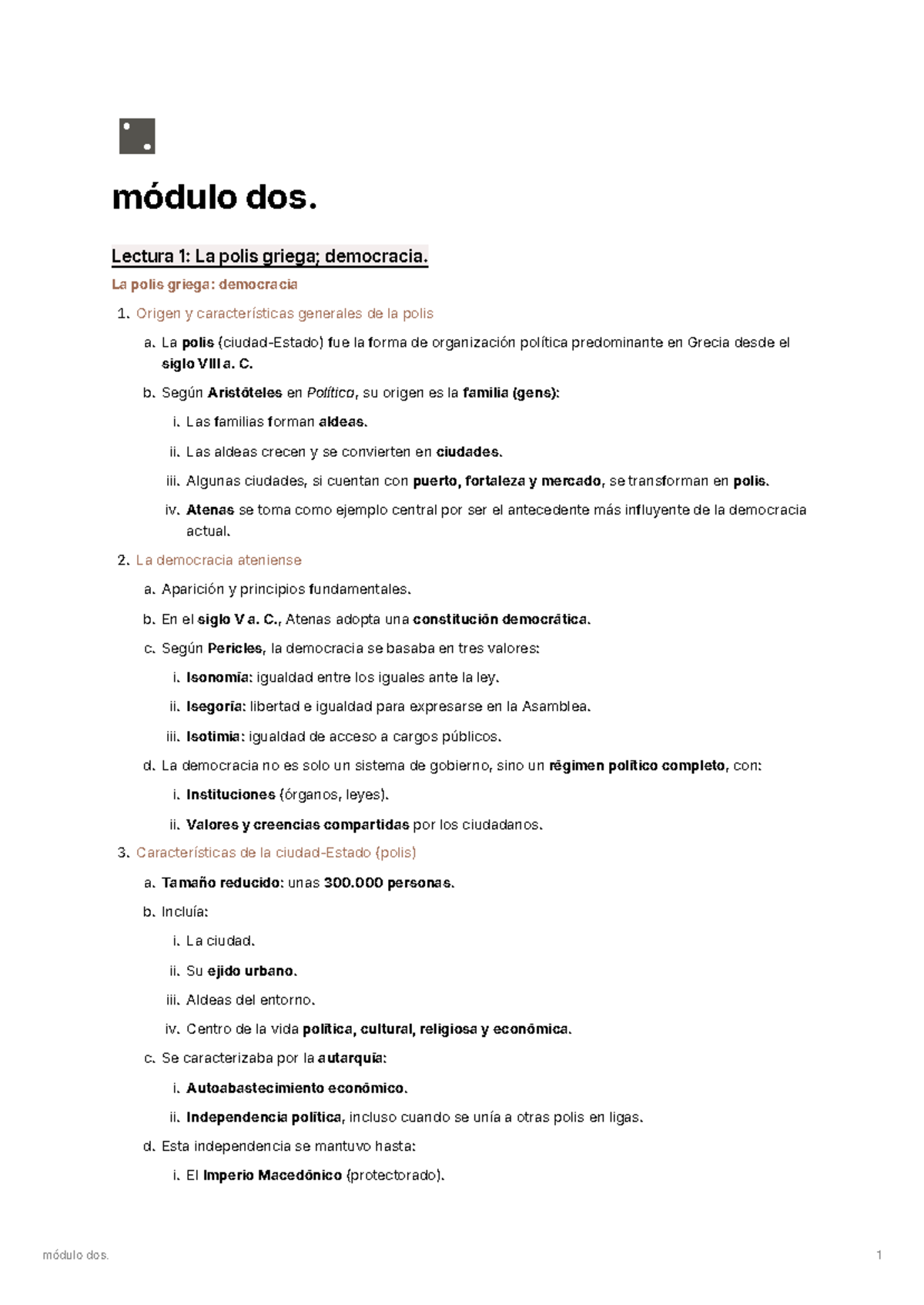 Resumen M2: Democracia Ateniense y Filosofía en Teoría Política II ...