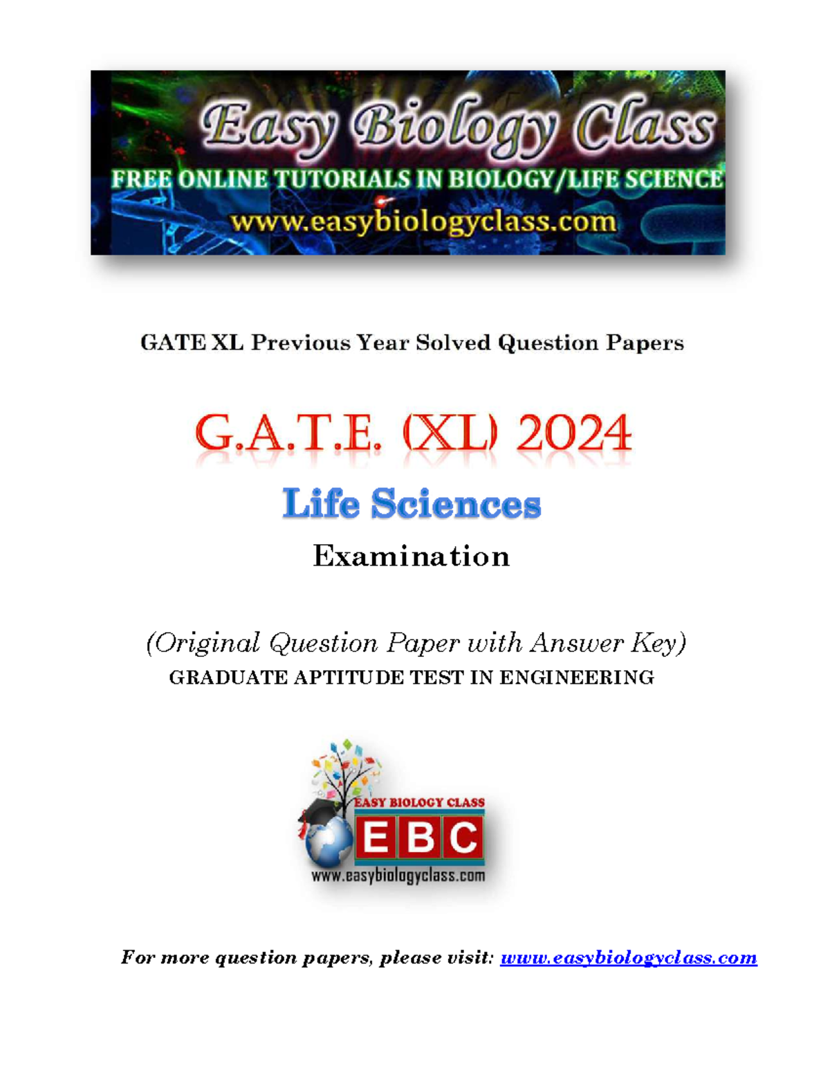 GATE XL 2024 Solved Question Paper PDF - GATE XL Previous Year Solved ...