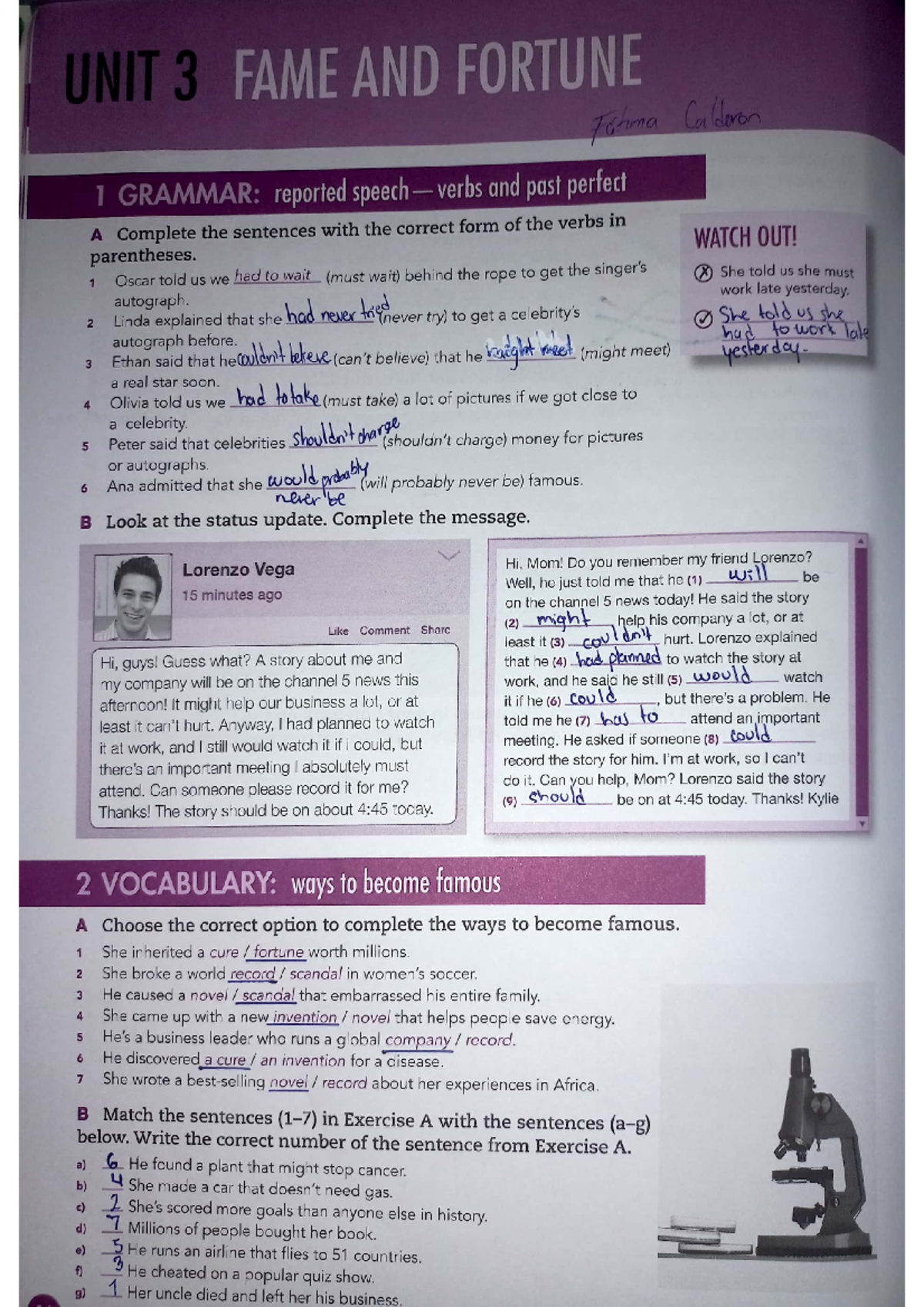 Unit 3 Workbook: Exercises and Key Concepts for Mastery - Studocu