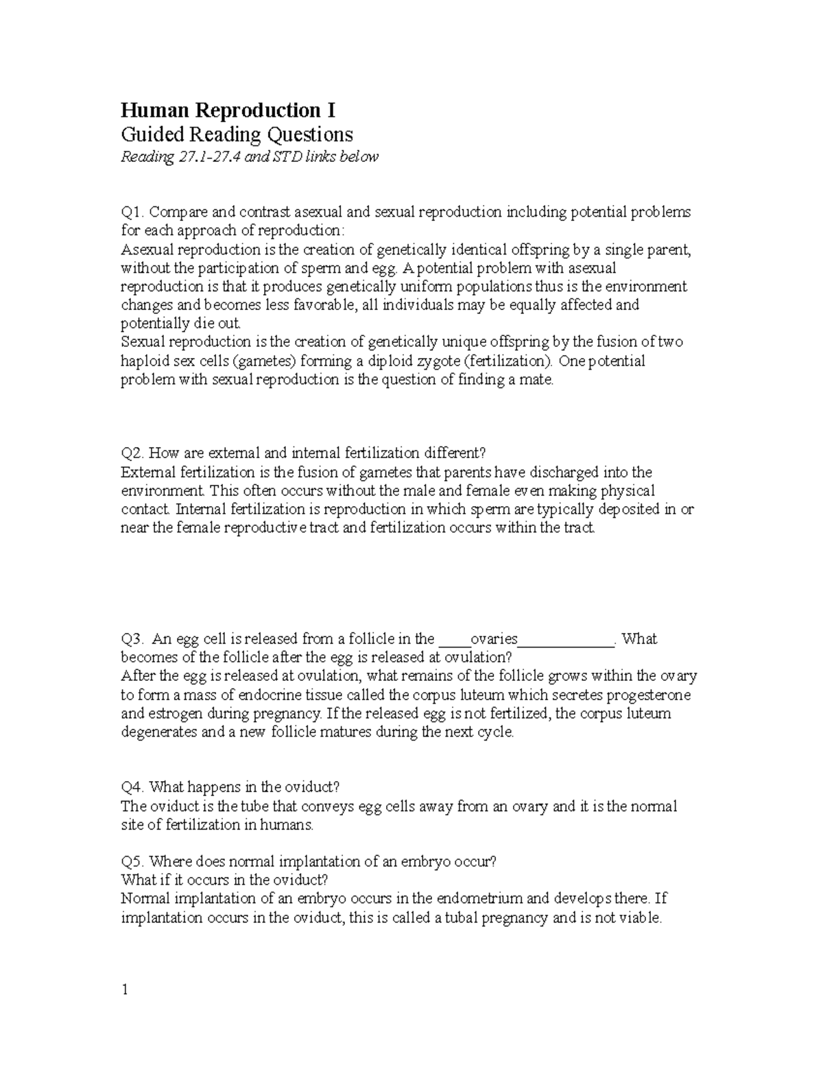 Lesson+16 GRQs Reproduction+Part+1 - Human Reproduction I Guided ...