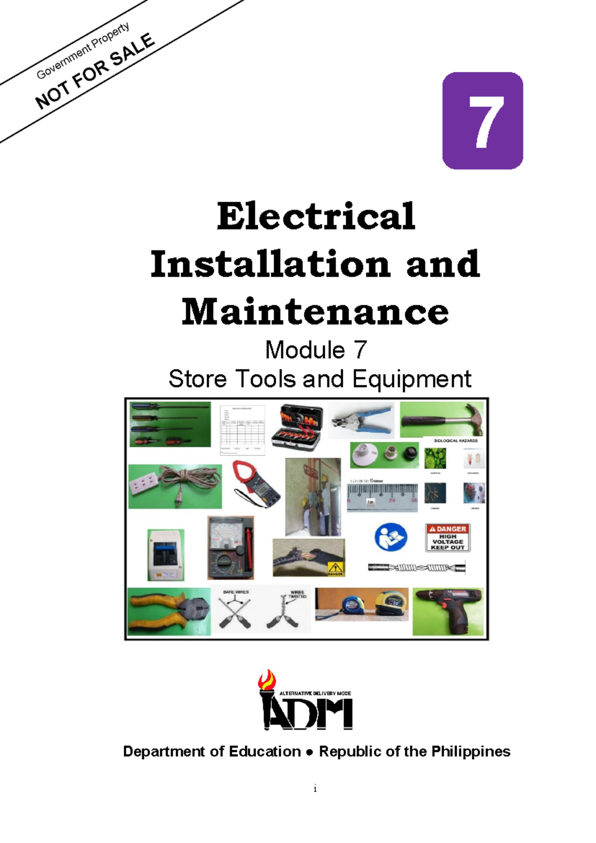 TLE7 IA EIM M7 - Proper Storage of Tools & Equipment - Studocu