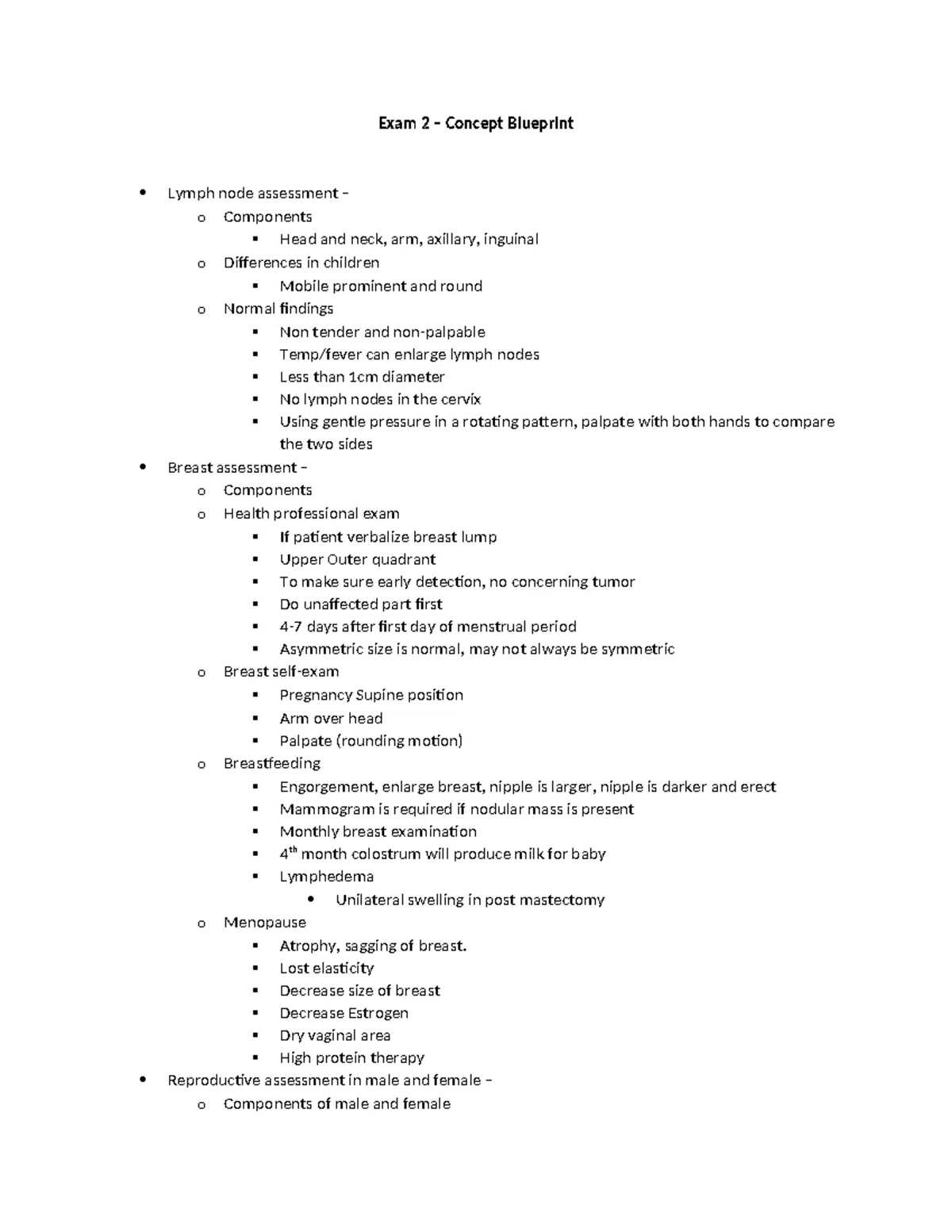 Nutrition Exam 1 - Key Concepts and Study Guide for Success - Studocu