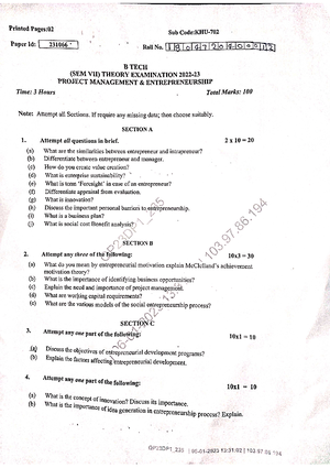 Assignment 2 PM - gfhjgjh - ASSIGNMENT- 2 (2024-2025) ODD Semester