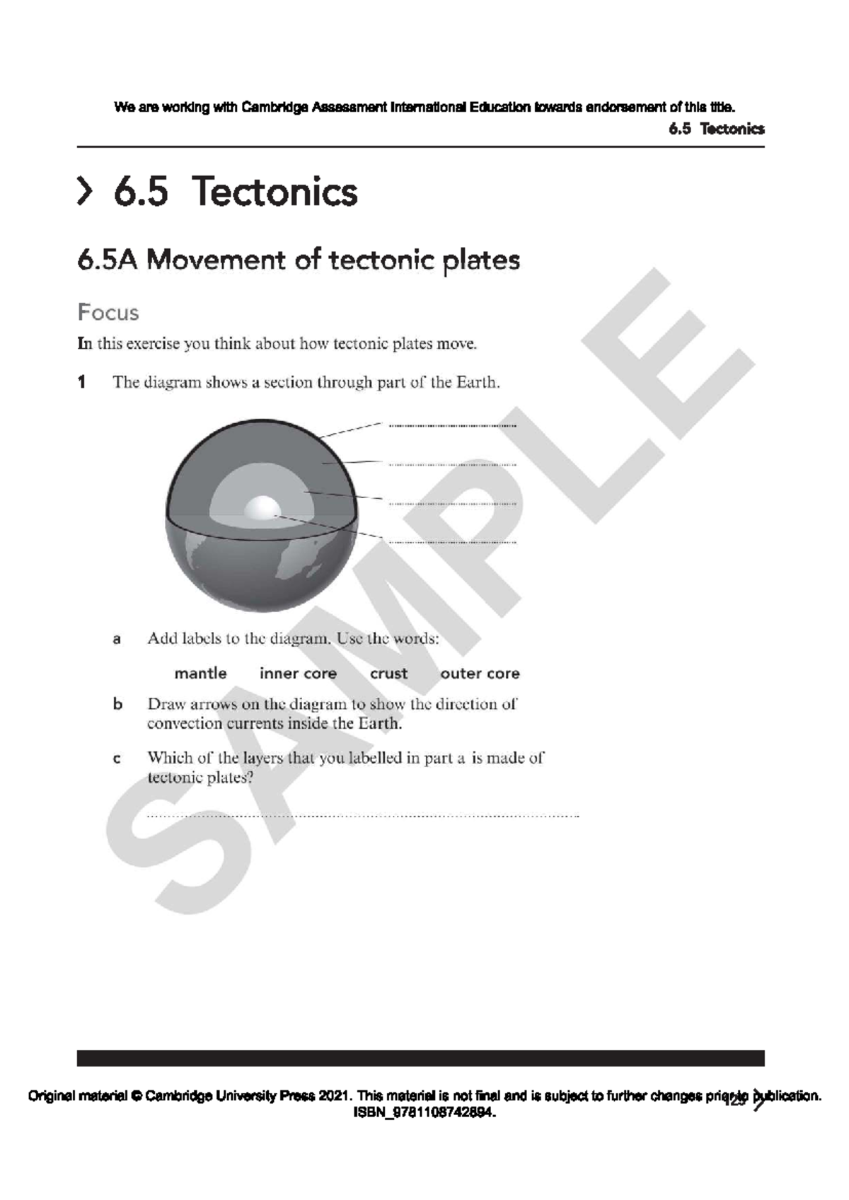 6.5 Tectonics: Understanding Plate Movements and Evidence - Studocu