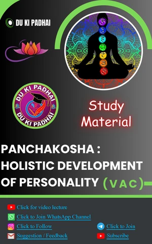 742963036 Lesson Notes: Understanding Panchkosha for Holistic ...