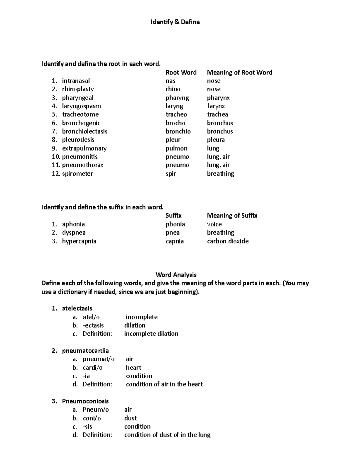 Terminology worksheet module 7 - Identify & Define Identify and define ...